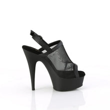 Load image into Gallery viewer, Tacones Pleaser DELIGHT-636 Negro Faux Le