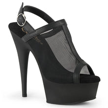 Load image into Gallery viewer, Tacones Pleaser DELIGHT-636 Negro Faux Le