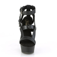 Cargar imagen en el visor de la galería, Tacones Pleaser DELIGHT-637 Negro Piel Sintética