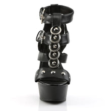 Cargar imagen en el visor de la galería, Tacones Pleaser DELIGHT-658 Negro Piel Sintética