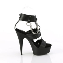 Load image into Gallery viewer, Tacones Pleaser DELIGHT-661 Negro Piel Sintética