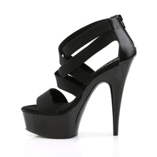 Cargar imagen en el visor de la galería, Tacones Pleaser DELIGHT-669 Negro Elastic Band