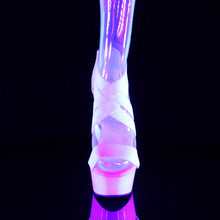 Cargar imagen en el visor de la galería, Tacones Pleaser DELIGHT-669 UV Blanco Elastic