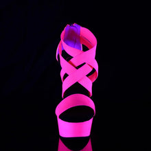 Cargar imagen en el visor de la galería, Tacones Pleaser DELIGHT-669UV Neon H. Rosa