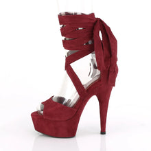 Carregar imagem no visualizador da galeria, Tacones Pleaser DELIGHT-679 Burdeos Faux Suede