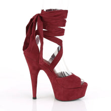 Carregar imagem no visualizador da galeria, Tacones Pleaser DELIGHT-679 Burdeos Faux Suede