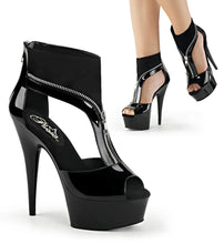 Cargar imagen en el visor de la galería, Tacones Pleaser DELIGHT-690 Negro Charol Lamy