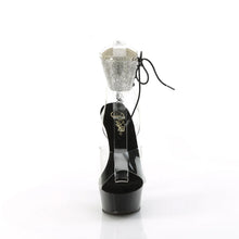 Load image into Gallery viewer, Tacones Pleaser DELIGHT-691-2RS Transparente Negro