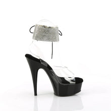 Load image into Gallery viewer, Tacones Pleaser DELIGHT-691-2RS Transparente Negro