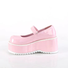 Cargar imagen en el visor de la galería, Zapatos con plataforma Demonia DOLLIE-01 B. Rosa Holo Pat