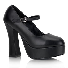 Cargar imagen en el visor de la galería, Zapatos con plataforma Demonia DOLLY-50 Negro Piel vegana