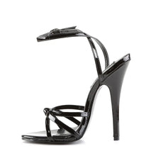 Cargar imagen en el visor de la galería, Tacones Devious DOMINA-108 Negro Charol