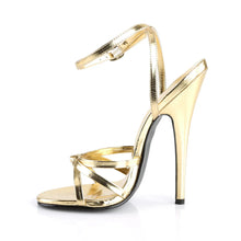 Carregar imagem no visualizador da galeria, Tacones Devious DOMINA-108 Dorado Pu