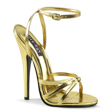 Carregar imagem no visualizador da galeria, Tacones Devious DOMINA-108 Dorado Pu