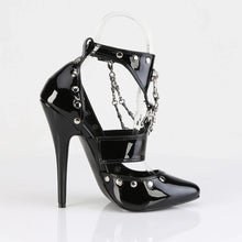 Cargar imagen en el visor de la galería, Tacones Devious DOMINA-118 Negro Charol