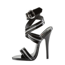 Carregar imagem no visualizador da galeria, Tacones Devious DOMINA-119 Negro Charol