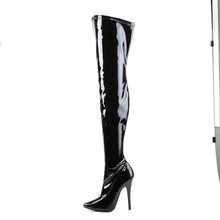 Cargar imagen en el visor de la galería, Botas Devious DOMINA-3000 Negro Str Charol