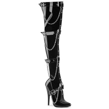 Cargar imagen en el visor de la galería, Botas Devious DOMINA-3027 Negro Charol