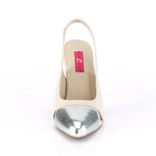 Carregar imagem no visualizador da galeria, Tacones Pleaser Pink Label DREAM-405 Beige Piel Sintética