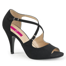 Cargar imagen en el visor de la galería, Tacones Pleaser Pink Label DREAM-412 Negro Nubuck