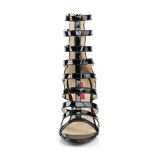 Cargar imagen en el visor de la galería, Botas Pleaser Pink Label DREAM-438 Negro Charol