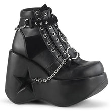Cargar imagen en el visor de la galería, Botines Demonia DYNAMITE-101 Negro Piel vegana-Ante vegano