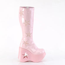Cargar imagen en el visor de la galería, Botas Demonia DYNAMITE-218 B. Rosa Pat-B. Rosa Multi Gliter