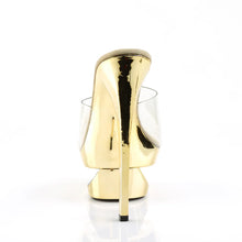 Load image into Gallery viewer, Tacones Pleaser ECLIPSE-601DM Transparente Dorado Cromo