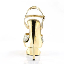 Carregar imagem no visualizador da galeria, Tacones Pleaser ECLIPSE-619G Dorado Gltr Cromo