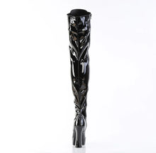 Cargar imagen en el visor de la galería, Tacones Pleaser ELECTRA-3023 Negro Str. Charol