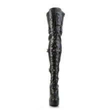 Cargar imagen en el visor de la galería, Tacones Pleaser ELECTRA-3028 Negro Str Piel