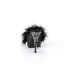 Cargar imagen en el visor de la galería, Tacones Fabulicious ELEGANT-401F Negro Marabou Piel