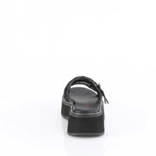 Cargar imagen en el visor de la galería, Sandalias Demonia EMILY-07 Negro Piel vegana-Holo Pat