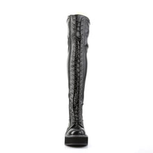 Load image into Gallery viewer, Botas (Over the Knee) Demonia EMILY-375 Negro Str Piel vegana