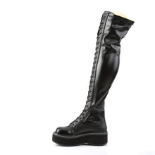 Load image into Gallery viewer, Botas (Over the Knee) Demonia EMILY-375 Negro Str Piel vegana
