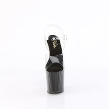 Cargar imagen en el visor de la galería, Tacones Pleaser ENCHANT-708 Transparente Negro