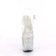 Cargar imagen en el visor de la galería, Tacones Pleaser ENCHANT-708T-LT Transparente Plata