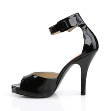 Cargar imagen en el visor de la galería, Tacones Pleaser Pink Label EVE-02 Negro Charol