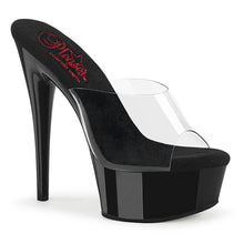 Carregar imagem no visualizador da galeria, Tacones Pleaser EXCITE-601 Transparente Negro