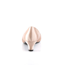 Cargar imagen en el visor de la galería, Tacones Pleaser Pink Label FAB-422 Rosa Nude Satin