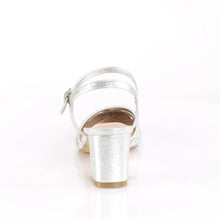 Cargar imagen en el visor de la galería, Zapatos Fabulicious FAYE-06 Plata Shimmering Fabric