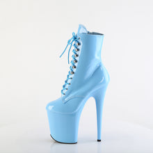 Cargar imagen en el visor de la galería, Botas Pleaser FLAMINGO-1020 - Azul claro charol / Azul claro