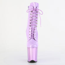Load image into Gallery viewer, Pleaser FLAMINGO-1020 Boots - Lavender Patent / Lavender Chrome