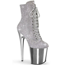 Cargar imagen en el visor de la galería, Tacones Pleaser FLAMINGO-1020CHRS Plata Cromo