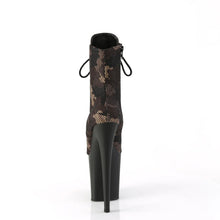 Cargar imagen en el visor de la galería, Tacones Pleaser FLAMINGO-1020CM Verde Camo Negro
