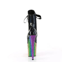 Load image into Gallery viewer, Tacones Pleaser FLAMINGO-1020HG Negro Holo Charol