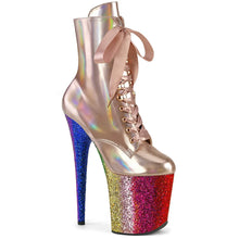 Cargar imagen en el visor de la galería, Tacones Pleaser FLAMINGO-1020HG Oro Rosa Holo