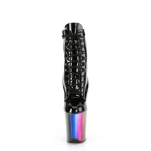 Cargar imagen en el visor de la galería, Tacones Pleaser FLAMINGO-1020RC Negro Charol Rainbow