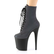 Cargar imagen en el visor de la galería, Tacones Pleaser FLAMINGO-1020REFL Verde Reflective Negro