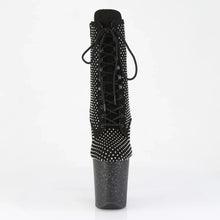 Load image into Gallery viewer, Tacones Pleaser FLAMINGO-1020RM Negro Faux Suede